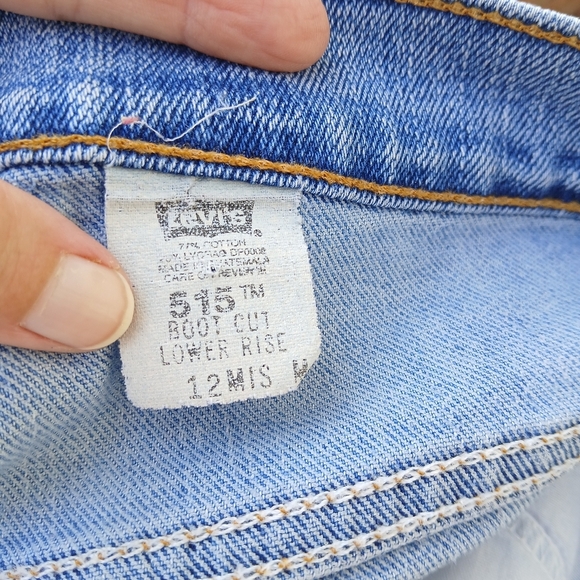 Vintage Levi's 515 Bootcut Lower Rise Jeans - Picture 6 of 8